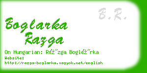 boglarka razga business card